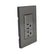 Placa Sanelec Línea Córdoba con Apagador y Contacto Doble Aterrizado 127V | SE346384 - imagen 2