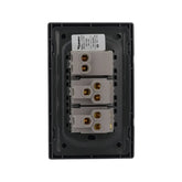 Placa Sanelec Línea Córdoba con Apagador y Contacto Doble Aterrizado 127V | SE346384 - imagen 4