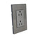 Placa Sanelec Línea Córdoba de Acero Inoxidable con Contacto Doble Aterrizado 127V | SE346339 - imagen 2