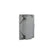Placa de Aluminio Argos con Tapa para Receptáculo Sencillo Gris 55 mm - imagen 3
