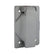 Placa de Aluminio Argos con Tapa para Receptáculo Sencillo Gris 55 mm - imagen 3