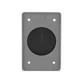 Placa de Aluminio Argos con Tapa para Receptáculo Sencillo Gris 55 mm - imagen 4