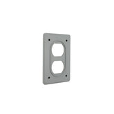 Placa de Aluminio Argos para Receptáculo Dúplex Gris - imagen 2
