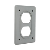 Placa de Aluminio Argos para Receptáculo Dúplex Gris - imagen 2