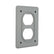 Placa de Aluminio Argos para Receptáculo Dúplex Gris - imagen 2