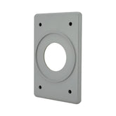 Placa de Aluminio Argos para Receptáculo Dúplex Gris 35 mm - imagen 2