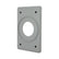 Placa de Aluminio Argos para Receptáculo Dúplex Gris 35 mm - imagen 2