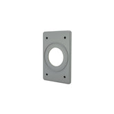 Placa de Aluminio Argos para Receptáculo Dúplex, Gris, 40 mm, Uso Rudo - imagen 2