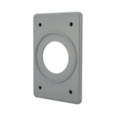 Placa de Aluminio Argos para Receptáculo Dúplex, Gris, 40 mm, Uso Rudo - imagen 2