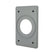 Placa de Aluminio Argos para Receptáculo Dúplex, Gris, 40 mm, Uso Rudo - imagen 2