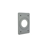 Placa de Aluminio Argos para Receptáculo Dúplex, Gris, 40 mm, Uso Rudo - imagen 3