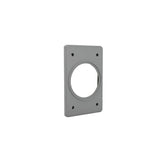 Placa de Aluminio Argos para Receptáculo Dúplex, Gris, 55 mm, Uso Rudo - imagen 2