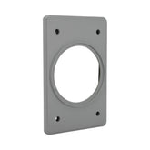 Placa de Aluminio Argos para Receptáculo Dúplex, Gris, 55 mm, Uso Rudo - imagen 2