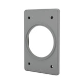 Placa de Aluminio Argos para Receptáculo Dúplex, Gris, 55 mm, Uso Rudo - imagen 3