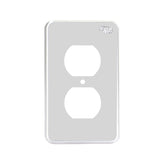 Placa para Receptáculo Dúplex de Aluminio Anodizado Plata Arrow Hart | 95101B - imagen 3