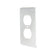 Placa para Receptáculo Dúplex de Aluminio Anodizado Plata Arrow Hart | 95101B - imagen 4
