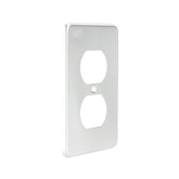 Placa para Receptáculo Dúplex de Aluminio Anodizado Plata Arrow Hart | 95101B - imagen 5