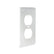 Placa para Receptáculo Dúplex de Aluminio Anodizado Plata Arrow Hart | 95101B - imagen 5