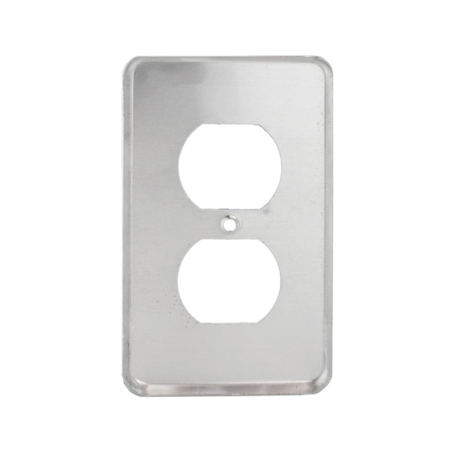 Placa para Receptáculo Dúplex de Aluminio Anodizado Plata Arrow Hart | 95101B