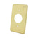 Placa para Receptáculo Sencillo de Aluminio Anodizado Oro Arrow Hart | 95091D - imagen 2