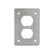 Placa para Receptáculo Dúplex de Aluminio Arrow Hart, Uso Industrial | AH23 - imagen 2