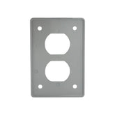 Placa para Receptáculo Dúplex de Aluminio Arrow Hart, Uso Industrial | AH23