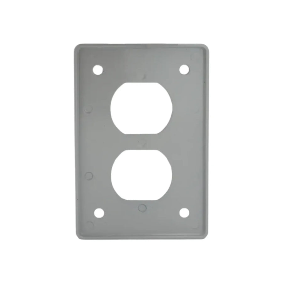 Placa para Receptáculo Dúplex de Aluminio Arrow Hart, Uso Industrial | AH23