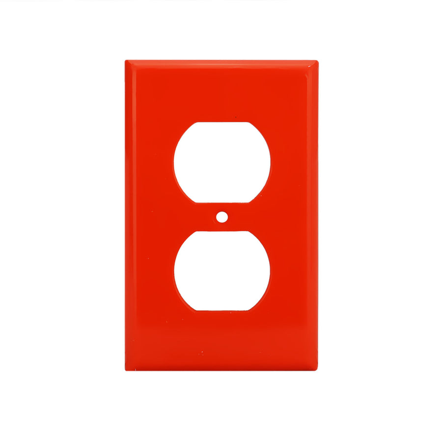 Placa Termoplástica Naranja para Contacto Dúplex Argos