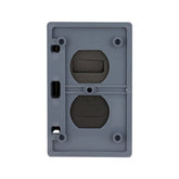 Placa de Intemperie Argos para Contacto Dúplex Plástica Gris - imagen 4