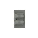 Placa Sanelec Doble para Intemperie de Plástico | SE343130