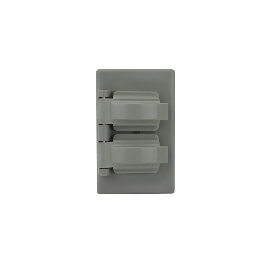 Placa Sanelec Doble para Intemperie de Plástico | SE343130