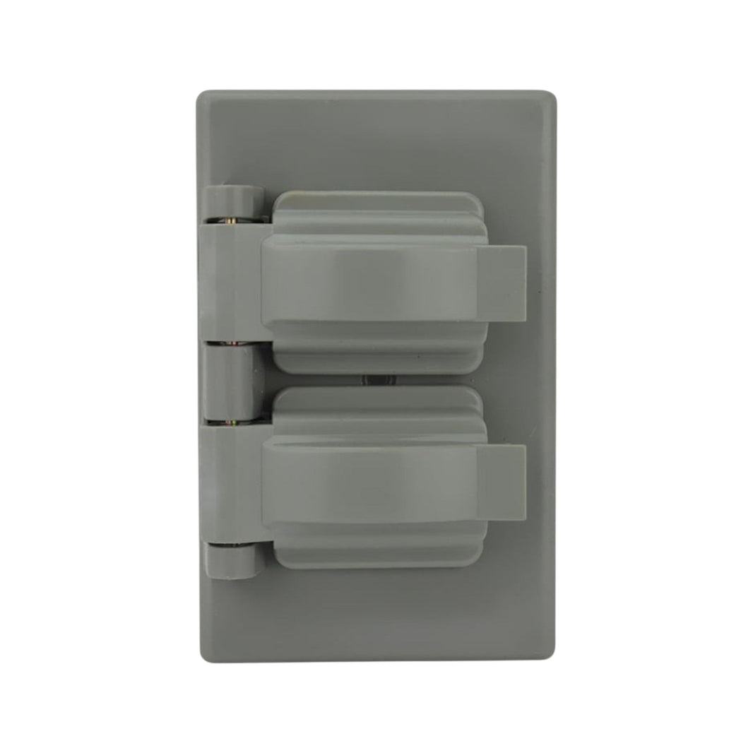 Placa Sanelec Doble para Intemperie de Plástico | SE343130