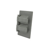 Placa Sanelec Doble para Intemperie de Plástico | SE343130 - imagen 2