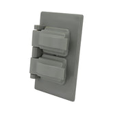 Placa Sanelec Doble para Intemperie de Plástico | SE343130 - imagen 2