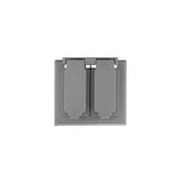 Placa de Aluminio Argos para Contacto Dúplex 4 ½ Pulgadas