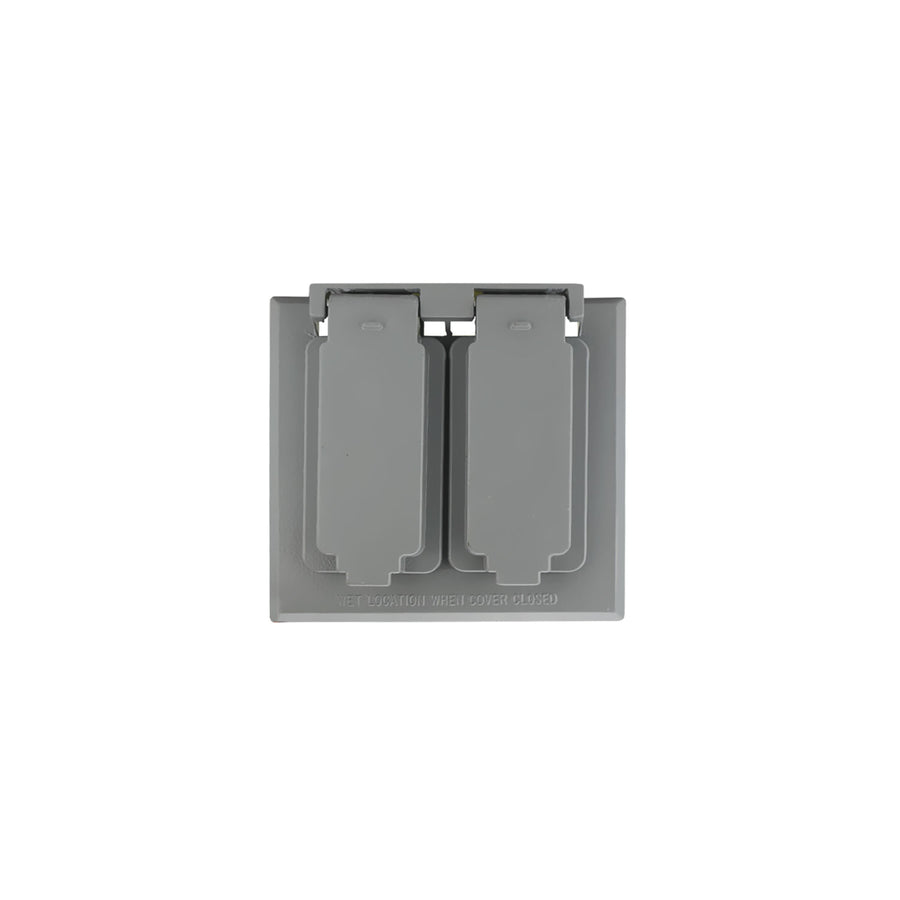Placa de Aluminio Argos para Contacto Dúplex 4 ½ Pulgadas