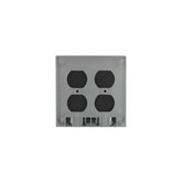 Placa de Aluminio Argos para Contacto Dúplex 4 ½ Pulgadas  - imagen 3
