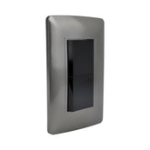 Placa Sanelec Línea Toscana Graphite con Apagador Doble 127V | SE345028 - imagen 3