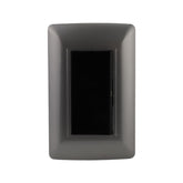 Placa Sanelec Línea Toscana Graphite con Apagador Sencillo 127V | SE345011