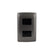 Placa Sanelec Línea Toscana Graphite con Apagador y Contacto Aterrizado 127V | SE345042