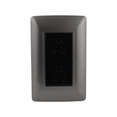Placa Sanelec Línea Toscana Graphite con Contacto Dúplex Aterrizado 127V | SE345059