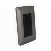 Placa Sanelec Línea Toscana Graphite con Contacto Dúplex Aterrizado 127V | SE345059 - imagen 2