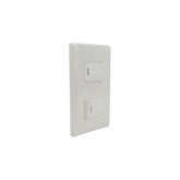 Placa Sanelec Línea Italia con Apagador Doble 127V | SE344472 - imagen 3