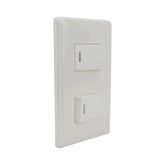 Placa Sanelec Línea Italia con Apagador Doble 127V | SE344472 - imagen 3