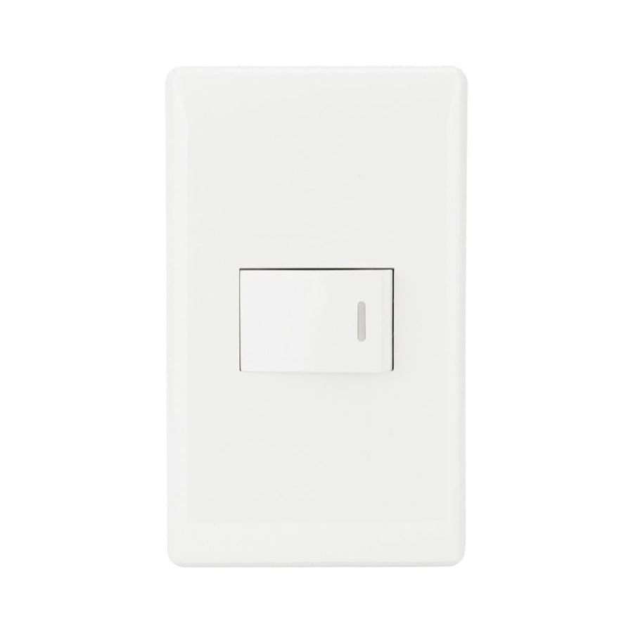 Placa Sanelec Línea Italia con Apagador de Escalera 127V | SE342751