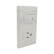 Placa Sanelec Línea Italia con Apagador y Contacto Aterrizado 127V | SE344496 - imagen 3