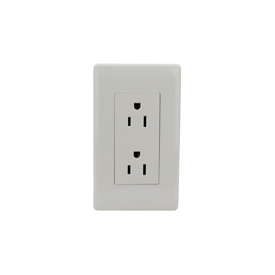 Placa Sanelec Línea Italia con Contacto Doble Aterrizado 127V | SE344502