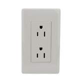 Placa Sanelec Línea Italia con Contacto Doble Aterrizado 127V | SE344502
