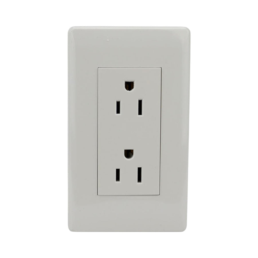 Placa Sanelec Línea Italia con Contacto Doble Aterrizado 127V | SE344502