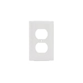 Placa para Receptáculo Dúplex de Baquelita Arrow Hart, Color Blanco | 92101B